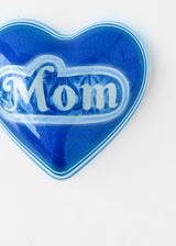 Mom Heart in Blue