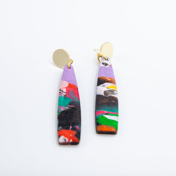 Iris // Purple Midnight Earrings