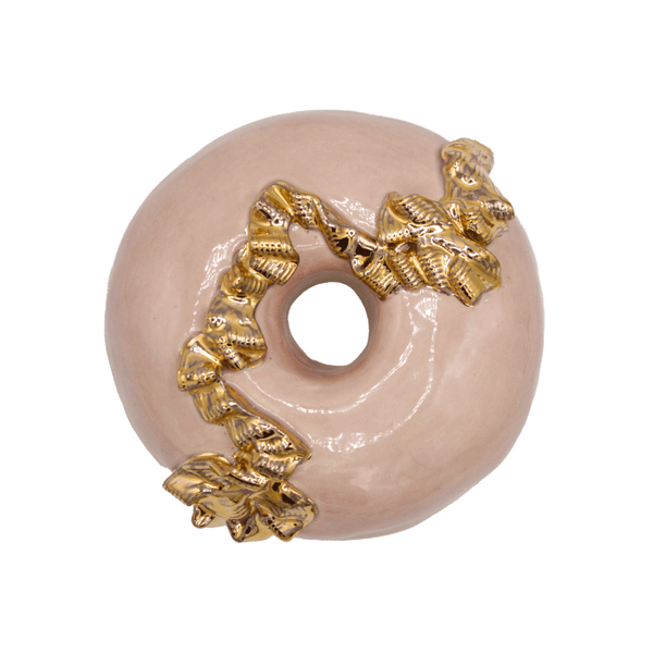 Gold Ribbon Donut