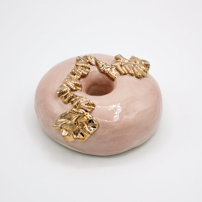 Gold Ribbon Donut