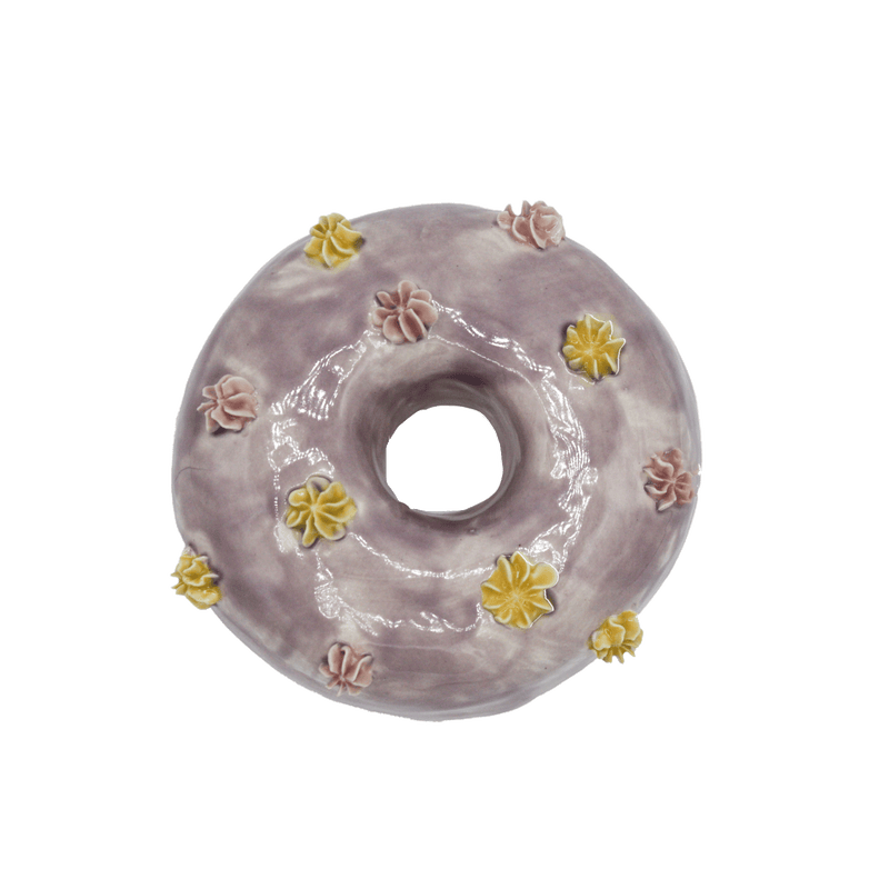 Purple Garden Donut