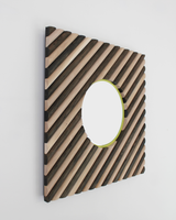 Striped White Oak Mirror No.2