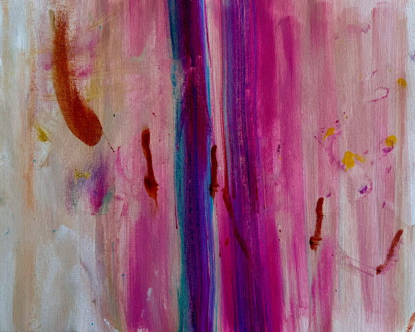 Purple Jet Stream with Birds and Things