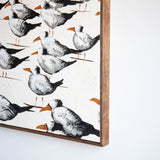 Diagonal Beach Birds