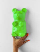 Fluorescent Green Crackle Gummy