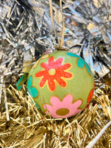 Green Floral Ornament