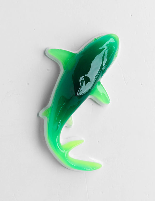 Gummy Shark in Rainbow Tropical (green apple, emerald)