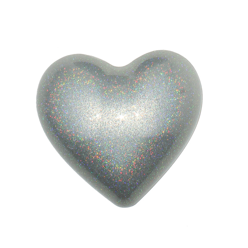 Iridescence White Heart