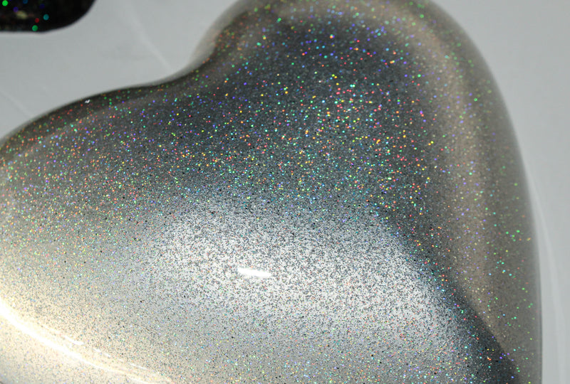 Iridescence White Heart