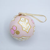 Light Pink Holly Ornament