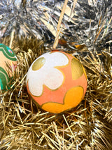 Orange Daisies Ornament