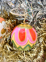 Pink Flower Ornament