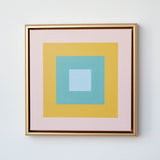 Square Study in Pink Opal
