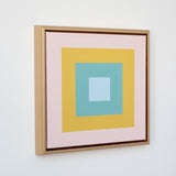 Square Study in Pink Opal