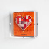 Petite Painted Heart