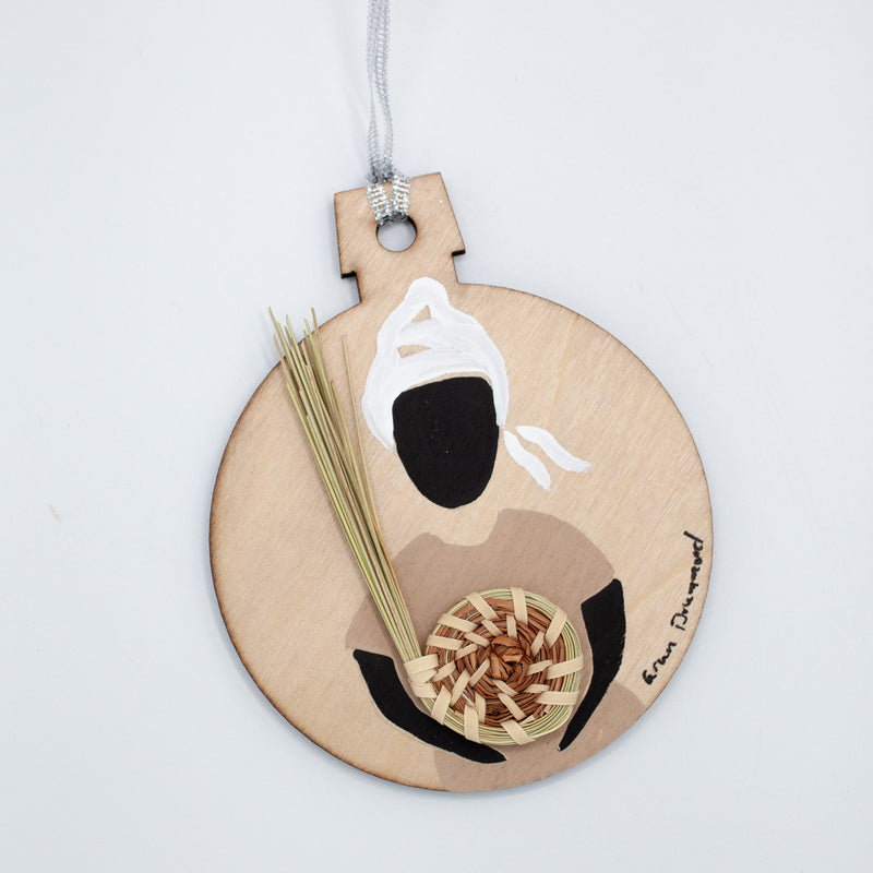 Basket Beauty Ornament 4