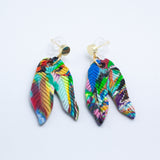 Feather No 2 // Winter Circus Earrings