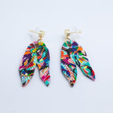 Feather No 3 // Winter Circus Earrings