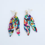 Feather No 3 // Winter Circus Earrings