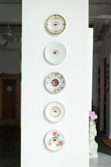Lover's Eye Painting on an English Mintons Gilt Foliate Wreath Plate