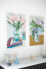 Snap Dragons and Hydrangea