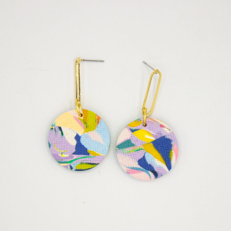 Drop Circle II // Summer Breeze Earrings