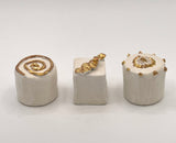 White Petit Four Set