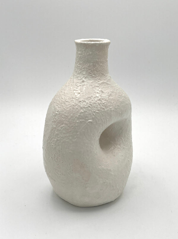 White Bottle Vase
