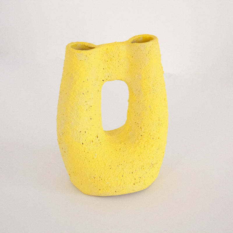 Yellow Orb Vase